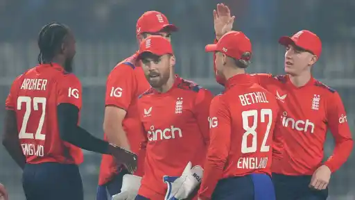 England announce playing XI for Rajkot T20I